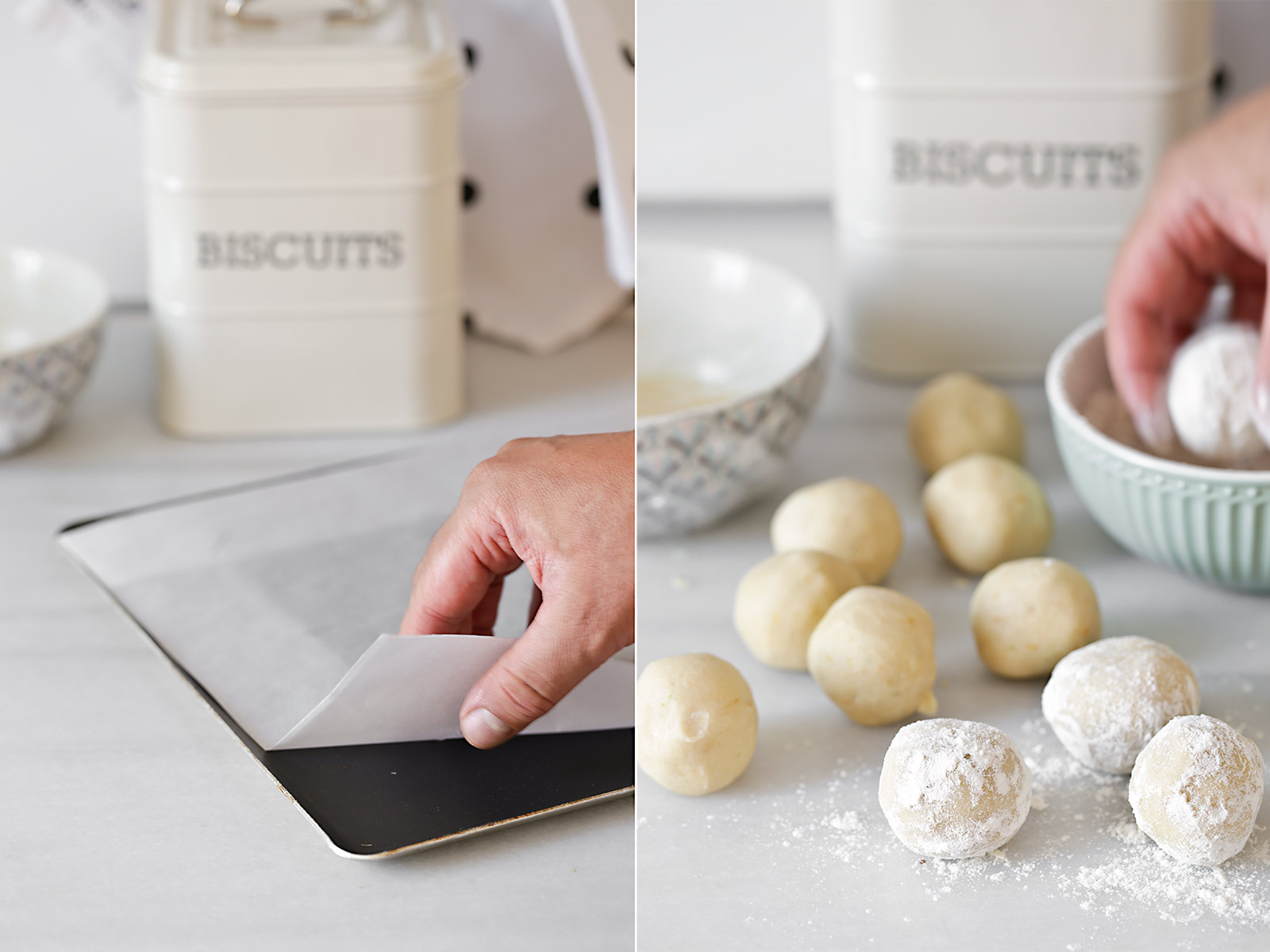 Receta galletas de cítricos con sellos