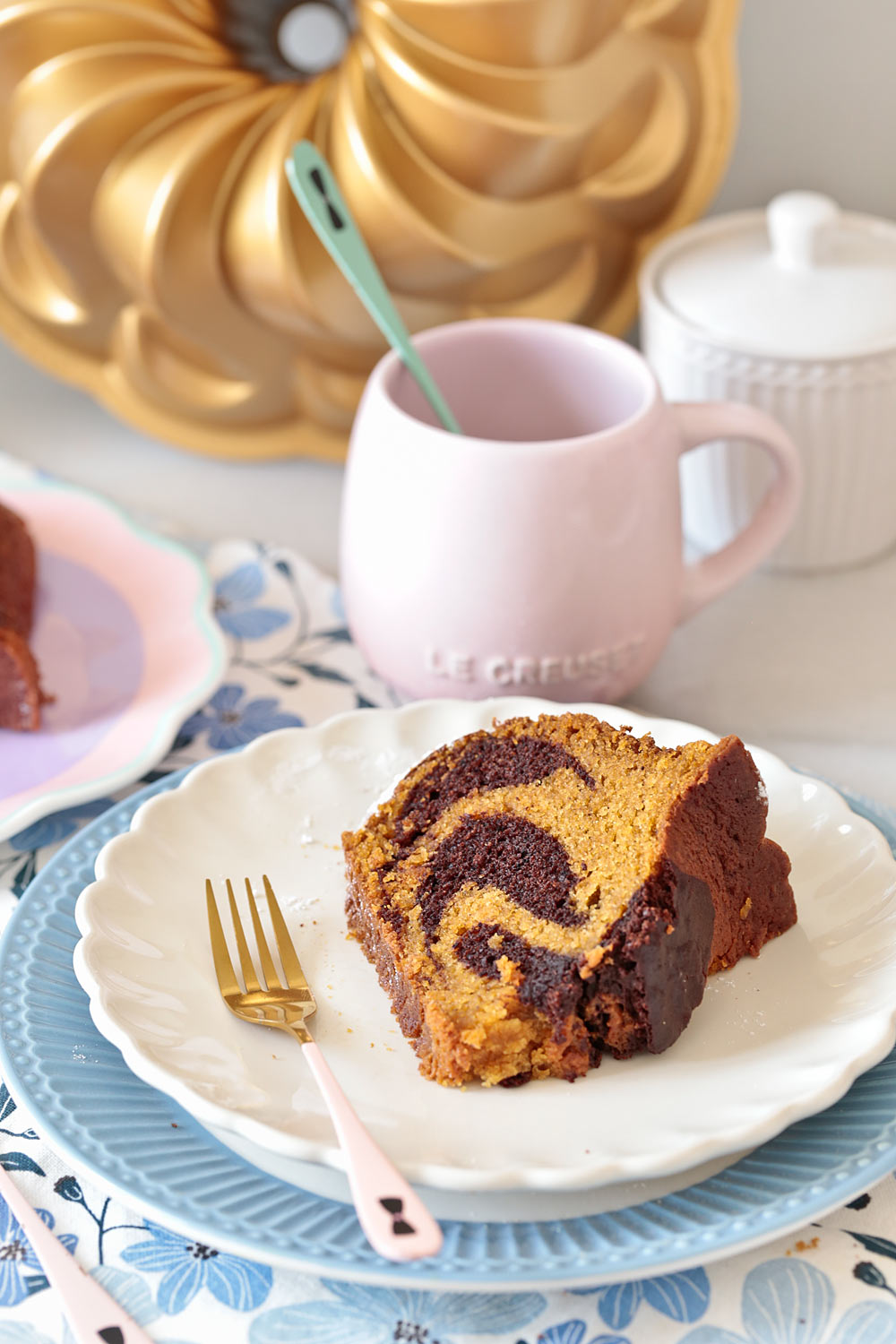 Receta bundt cake de calabaza y chocolate