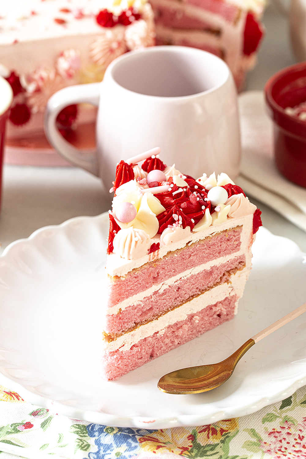 Tarta corazón para San Valentín